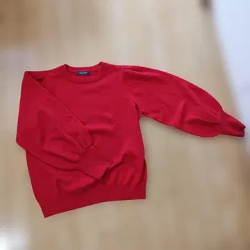 SPICK AND SPAN 레드 긴팔 니트 스웨터