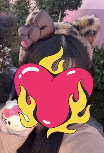 유니버셜 레오파드 무늬 키티 머리띠