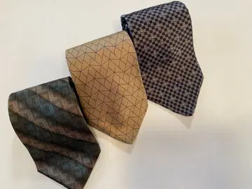 [3개 세트] DKNY 실크 넥타이