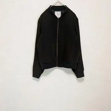 로페피크닉 블루종 노카라 블랙 숏 기장 M 아우터