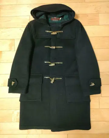 [ 70s ] 글로버올 TARTANEER 더플 코트 네이비 M 사이즈