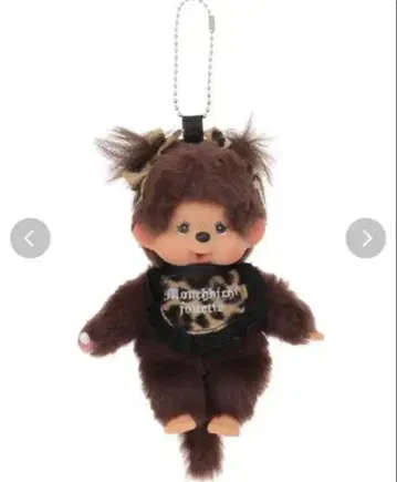 [ monchhichi x jouetie ] 레오파드 키체인 몽치치