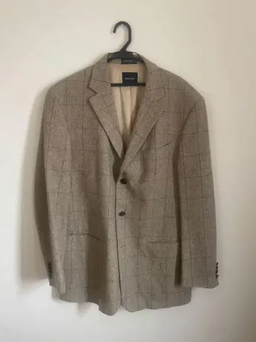 NAUTICA 체크 무늬 테일러드 자켓 노코어