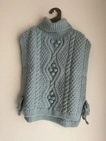 nest robe 케이블 짜임 니트 베스트