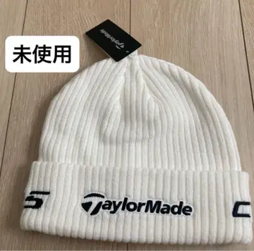 [ 미사용 ] TaylorMade 테일러메이드 골프 화이트 모자 니트