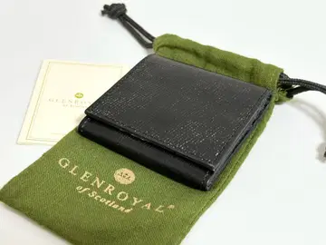 글렌로얄 STANDARD COIN CASE 가죽 코인 케이스 블랙