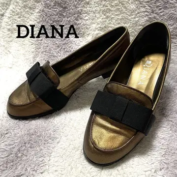sA2 다이애나 DIANA/브론즈 광택 로퍼/로우힐 펌프스