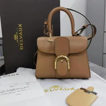 DELVAUX 베이지 가죽 숄더백