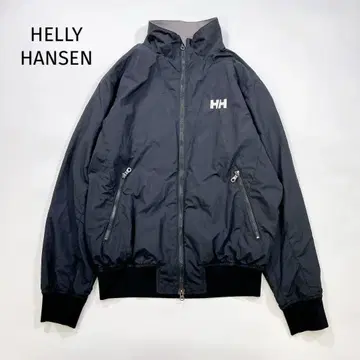 HELLY HANSEN 헬리한센 나일론 자켓 자수 로고 블랙 M
