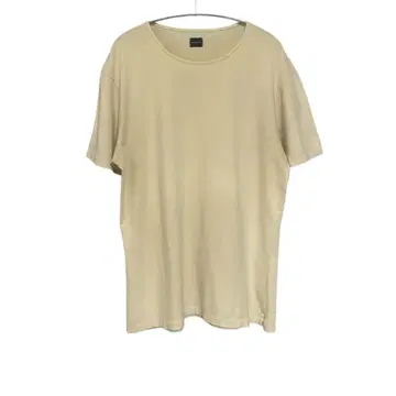 JIL SANDER 베이지 크루넥 T셔츠