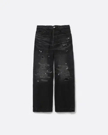 사이즈 0 Sublations WIDE DENIM BAGGY PANTS