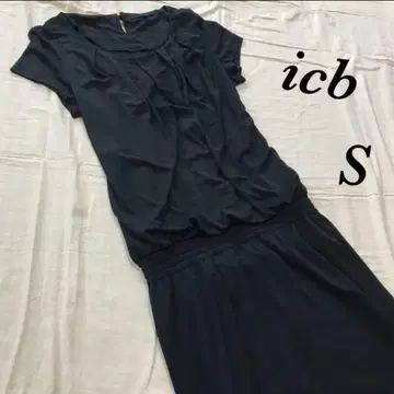 [ icb ] 반팔 원피스 포멀 드레스 절개 원피스 온워드 카시야마