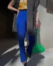 ameri vintage 시어 니트 베이직 팬츠 아메리빈티지