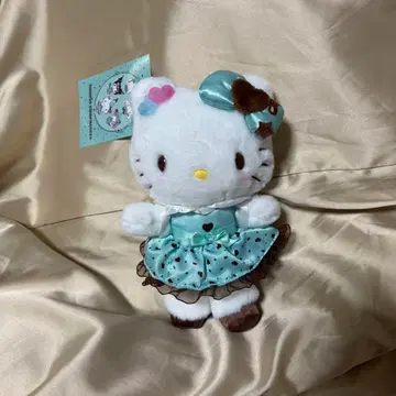 산리오 퓨로랜드 머리띠 최애 봉제 인형 쵸코민트 키티