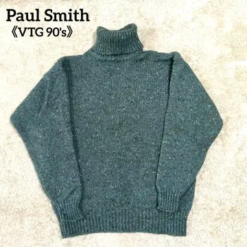 488 Paul Smith 하이넥 스웨터 울 빈티지 90s