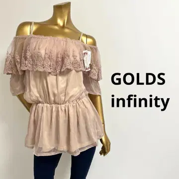 [ 4421 ] GOLDS infinity 쉬폰 튜닉 M 핑크