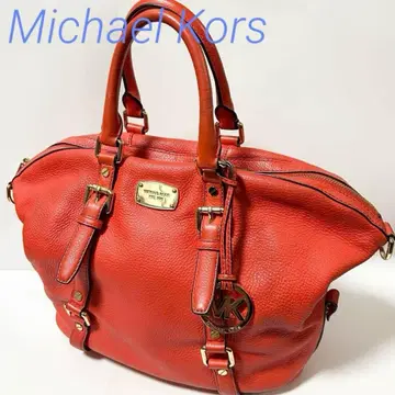 새상품급 Michael Kors 마이클코어스 핸드백 오렌지 레드