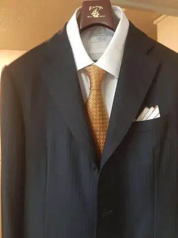 dunhill 실크 넥타이 오렌지 계열