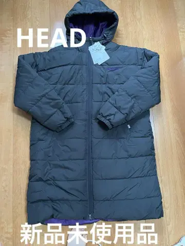 미사용 새상품 HEAD 후드 부착 다운 롱 코트 M 사이즈