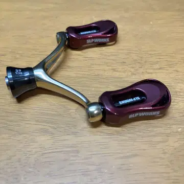 DAIWA SLP 더블 핸들 65mm 플랫 노브 빨간색 깨끗함