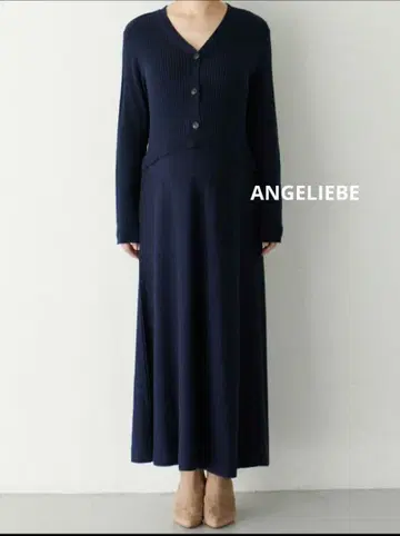 네이비 마터니티 원피스