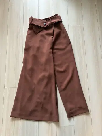 AMERI 브라운 와이드 팬츠 S 사이즈