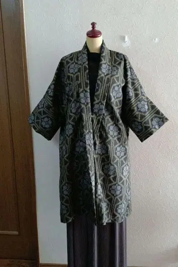 무라야마 오시마 명주#리메이크 가디건 코트