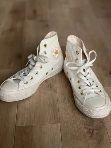 CONVERSE ALL STAR HI 화이트 골드