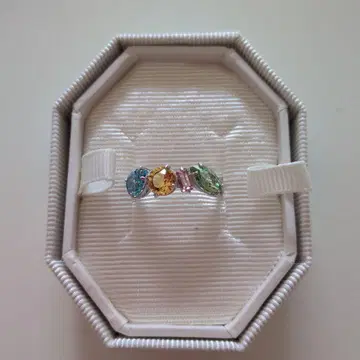 SWAROVSKI 게마 반지 다색