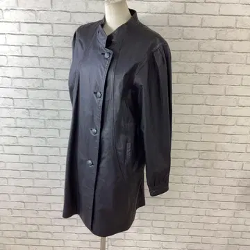 10.20 t661 빈티지 가죽 코트 TAFF