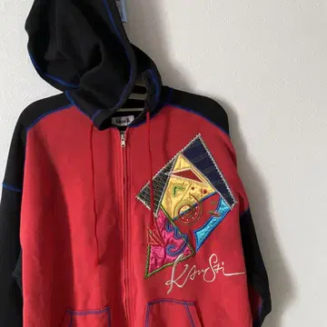 KANSAI O2 야마모토 간사이 간사이 오투 후드 맨투맨 1990년대