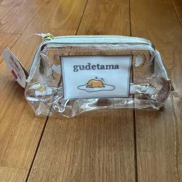 구데타마 가마구치 비닐 파우치 화장품 파우치 투명 산리오 미사용