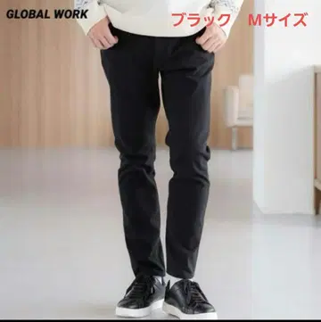 [ GLOBALWORK ] MOTIONTECH 스키니 블랙 M 사이즈