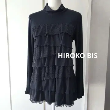 새상품급 히로코비스 긴팔 티셔츠 프릴 상의 긴팔 T셔츠
