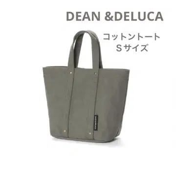 DEAN&DELUCA 코튼 토트백 카키 S 2025 완판템