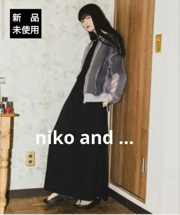 [ 새상품 미사용 ] niko and - 프릴 프릴 도킹 원피스 M