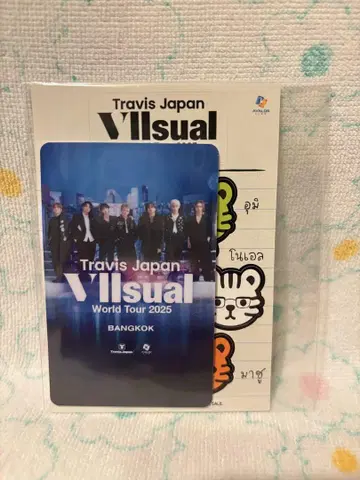 Travis Japan 월드 투어 2025 비주얼 카드