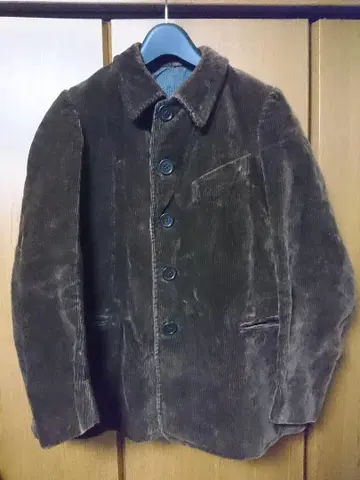 40s 프렌치 빈티지 코듀로이 워크 자켓 파머스