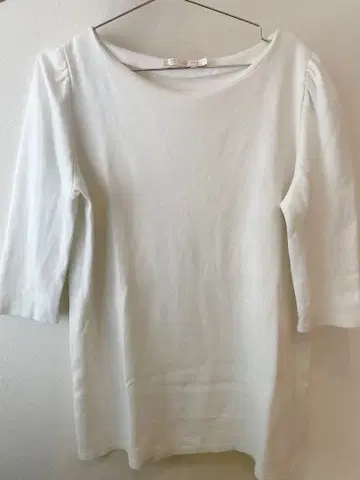 ZARA HOME 화이트 오부 소매 티셔츠