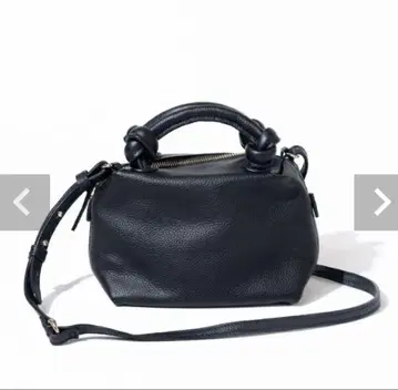 HAYNI 2WAY 백 Leatherpom 레더폼 블랙