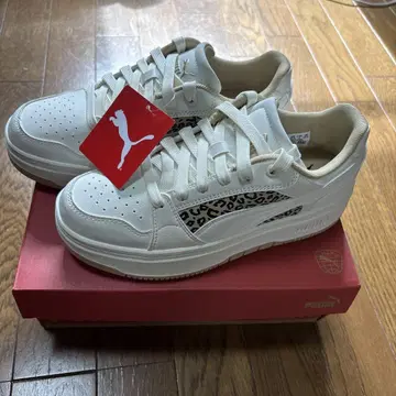 푸마 스니커즈 통굽 여성 신발 레오파드 무늬