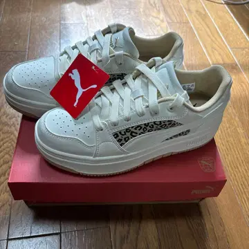 푸마 스니커즈 통굽 여성 신발 레오파드 무늬