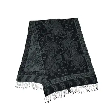 Large Size 페이즐리 Fringe Muffler 페이즐리