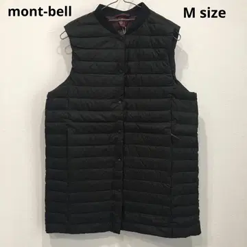 몽벨 남성용 여성용 다운 베스트 아우터 M 블랙 mont-bell