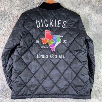 택 포함 새상품 DICKIES 디키즈 퀼팅 자켓 블루종 카모플라주 패턴