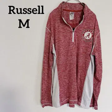 Russell [ M ] 빨간색 긴팔 지퍼 상의
