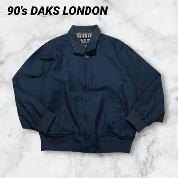 [ 컨디션 최상 ] 90s 빈티지 DAKS LONDON 스윙탑 블랙 S