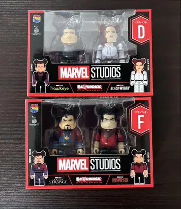 MARVEL STUDIOS Happy 복권 BE@RBRICK 페어 박스