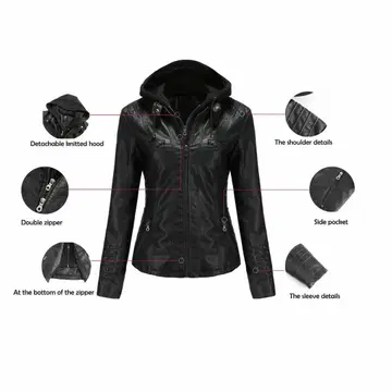 라이더 자켓 여성용 가죽 자켓 라이더