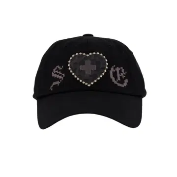 SETUPEXE / LEO APPLIQUE BALL CAP (BLACK)